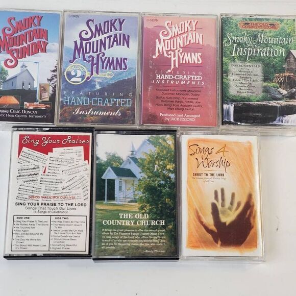 Songs 4 Worship THE OLD COUNTRY CHURCH, SMOKY MOUNTAIN SUNDAY, Inspiration [Cass - Picture 4 of 4